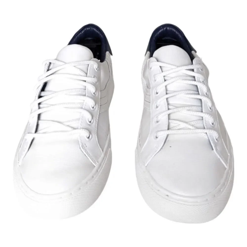 TORY BURCH Chevron White Leather Sneaker Size 7M